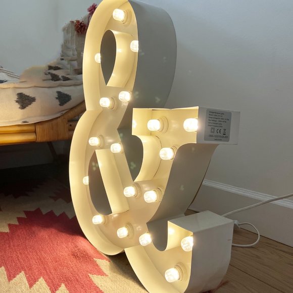 Ampersand Marquee Light - Picture 2 of 3